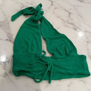 Green tank top